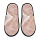 thumbnail image 1 of Fotbe Rose Gold Glitter Splatter Pantuflas Peludas para Mujer con Estampado, Zapatillas de Peluche, Zapatos de Invierno para Casa, Uso Interior y Exterior-Medium, 1 of 8