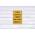 thumbnail image 6 of Funny Metal Sign To Drink Tonight Tin Signs Man Cave Home Bar Decor Vintage Decorations Sign 8×12 Inch, 6 of 7