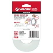 VELCRO Brand ONE-WRAP® Heavy Duty Roll – Reusable Fasteners for Keeping Cords and Cables Tidy – Cut-to-Length Roll, 12ft x 3/4in, White (91808)