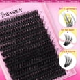 thumbnail image 3 of Kit de extensión de pestañas Yawamica Fluffy Lash Clusters 12-20 mm, 3 of 8