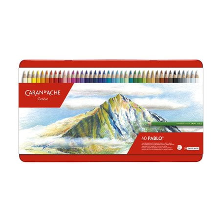 CREATIVE ART MATERIALS Crayon Caran dAche Pablo Ensemble de 40 (666.340)