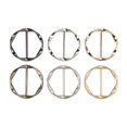 thumbnail image 2 of 6 Uds. Clip de Anillo para Bufanda, Clips Corbata Camiseta Mujer, Metal, Cintura, Hebilla, Accesorios Ropa, 2 of 5