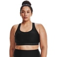 thumbnail image 1 of Sujetador deportivo Under Armour Crossback Mid Impact para mujer, negro, 1 of 4
