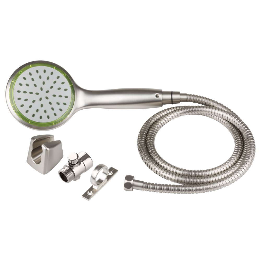 Pressure Assist RV Shower Wand & Hose Kit Brushed Satin Nickel