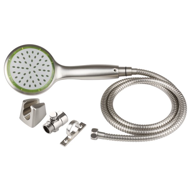 Pressure Assist RV Shower Wand & Hose Kit Brushed Satin Nickel