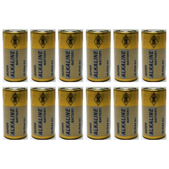 12 Sunking 4LR44 / 476A / PX28A / A544 / K28A / L1325 Collar 6V Batteries