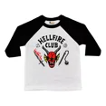 thumbnail image 1 of Playera Hellfire Club Stranger Things Eddie Vecna Dustin, 1 of 5