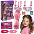 thumbnail image 1 of Trenzador automático de cabello para niñas, herramienta eléctrica para peinar y retorcer el cabello con accesorios para hacerlo tú misma., 1 of 5