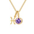 thumbnail image 1 of Collier Rune Tridimensionnel des Douze Constellations, Luxe Léger, Couleur, Collier Pierre de Naissance en Strass, Collier en Acier Inoxydable, 1 of 6