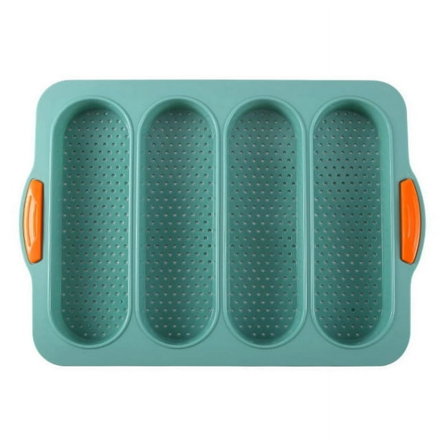 Binmer 4 Stick Silica Gel Non Stick Baking Pan Bread Oven Cake Baking Tool Kitchen Molds