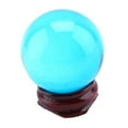 thumbnail image 5 of Royal Blue Quartz Ball, Faux Crystal Ball Decor Desktop Ornament Beautiful Stable for Bedroom, 5 of 5