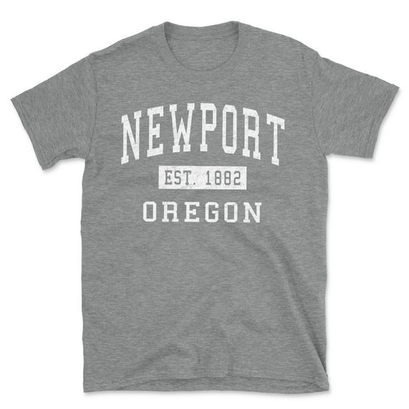 Newport Oregon Classic Established Men's Cotton T-Shirt