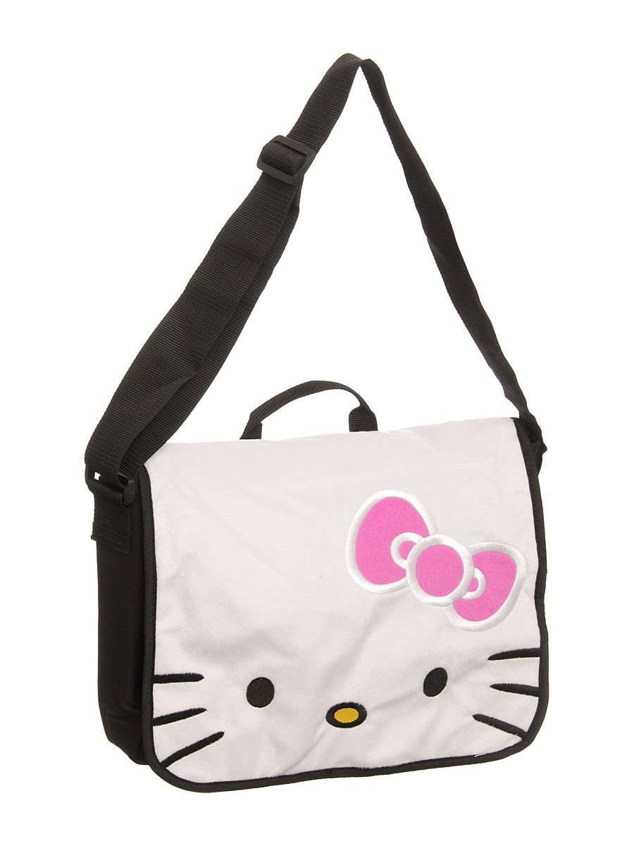 Hello Kitty Plush Face Messenger Bag