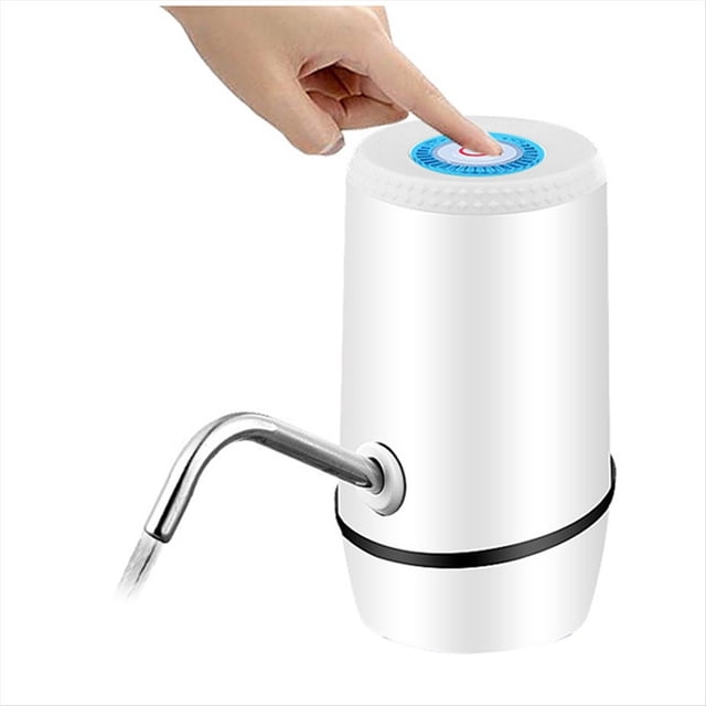 Dispensador de Agua de 5 Galones, Bomba de Botella de Agua Eléctrica con Interruptor y Carga USB, Bomba Dispensadora de Agua Portátil