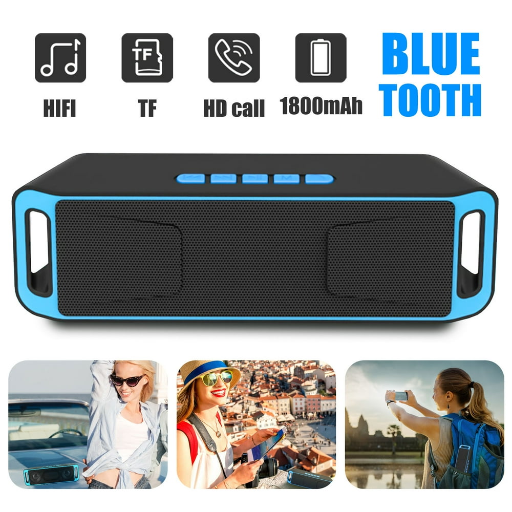 Bluetooth Portable Speaker, Louder Volume, Crystal Clear Stereo Sound