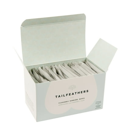 Individually Wrapped Tailfeather Wipes - Honeysuckle 20ct