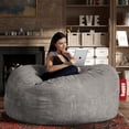 thumbnail image 4 of Puff Cama King Size 2 en 1 Baggy Gris 180 x 180 cm, 4 of 4