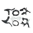 thumbnail image 2 of Siruishop Bike Brake Set Garage Universal Grip Replacement Home Shop Work Brake Levers black, 2 of 8
