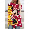 thumbnail image 1 of Elegant Women's musical note Print Long Sleeve Tees Tshirts Ladies Disney Mickey Mouse Casual Streewear O-Neck Fashion T-shirtsXXL Gao Jinjia LED, 1 of 2