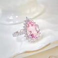 thumbnail image 5 of EOEMY Women 925 Silver Rings Pretty Cubic Zirconia Wedding Party Gifts Sz 6-10, 5 of 7
