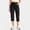 Black, variant on BUIGTTKLOP Womens Yoga Capri Pants with Pockets Summer Drawstring Capris Joggers Lounge Cropp Pants
