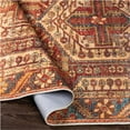 thumbnail image 7 of Mark&Day Washable Rugs, 9x12 West Chicago Traditional Brick Area Rug, Orange Cream Carpet for Living Room, Bedroom or Kitchen (8'10" x 12', Machine Washable), 7 of 7