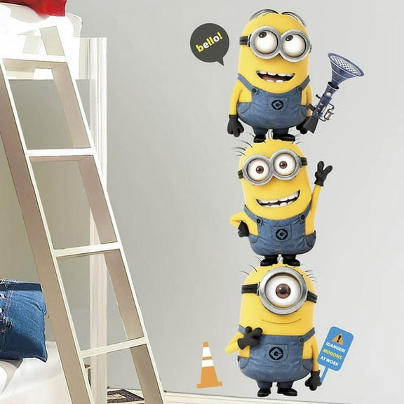 Wallhogs Despicable Me 2 Movie Minions Giant Wall Decal