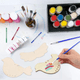 thumbnail image 3 of Paquete de 6 Kits Manualidades de Carillón de Viento de Pájaros en 3D para Niños, Juego Manualidades de Animales Madera para Pintar y Construir, Regalos Cumpleaños para Niñas/Niños, 3 of 5
