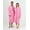 Pink, variant on HALLEY Luxury Bathrobe for Women & Men, Shawl Collar Spa Bath Robes Terry Cotton Ultra Soft Shower Robe with Pockets - Grey (L)