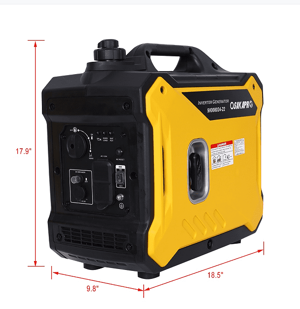 YDSM Super quiet Inverter Generator 2000w portable generator, 79.7cc ultra light EPA compliant