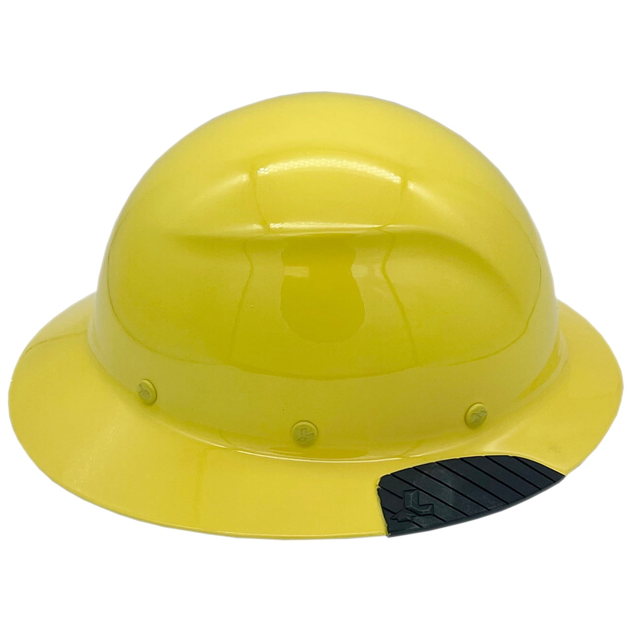 DAX Fiberglass Composite Hard Hat - Full Brim Yellow