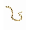 thumbnail image 3 of Pulsera de oro laminado en forma de U, 3 of 7