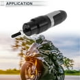 thumbnail image 3 of 10mm Motorcycle Slider Frame Aluminum Alloy Wheel Fairing Protection Crash Pad Protector Guard 40mm 185mm Silver Tone 1 Pc, 3 of 7