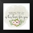 thumbnail image 2 of Kimberly, Allen 12x12 Black Modern Framed Museum Art Print Titled - His Love, 2 of 5