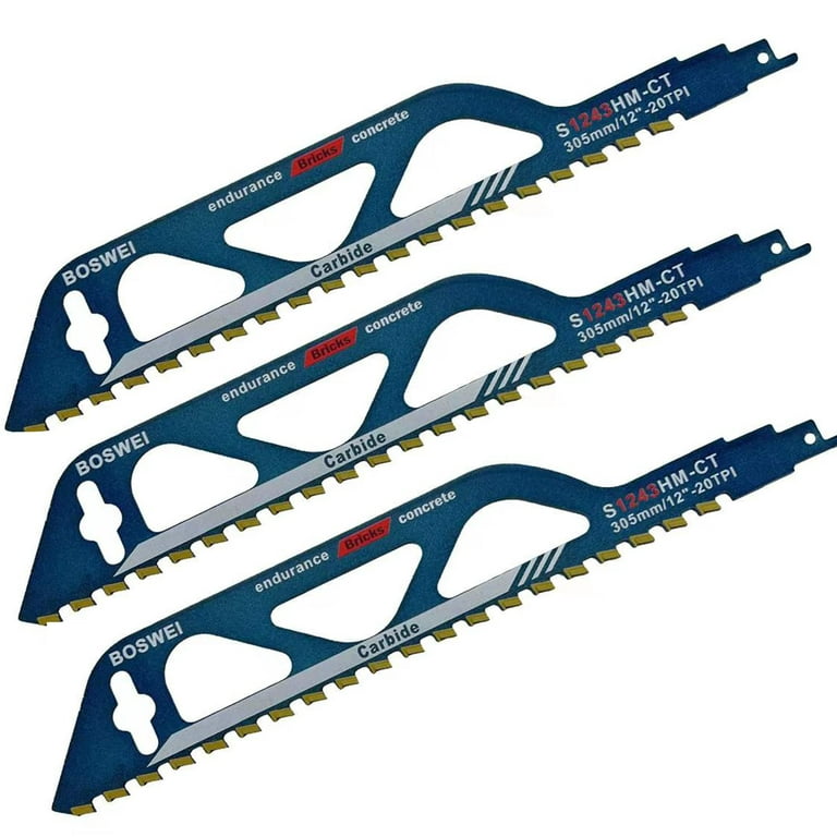 12 inch 20TPI Reciprocating Saw Blade Demolition Masonry Hard