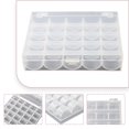 thumbnail image 2 of BUYISI 25P Metal Bobbins/Clear Sewing Machine Bobbins Spools Empty Bobbins Spools Plastic Storage Box For Home Sewing Accessories Tools A, 2 of 5