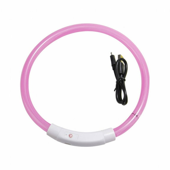 BESTSKY Dog Collar,Simple Design Dog Harness,Sturdy Long-Lasting Dog Leash,Pink,S 35cm