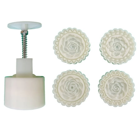 

SEFUONI 125g Mooncake Mould DIY Baking Accessories Kitchen Tools for Mid-Autumn Festival