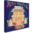 thumbnail image 2 of Trademark Fine Art "Xmas Gingerbread House" Canvas Art by Lisa Powell Braun, 2 of 3