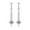 Total 2.88, variant on AnuClub 6.5mm Moissanite Drop Earrings,Total 2ct D Color Round Cut Sterling Silver Dangle Earrings for Women With Certificate