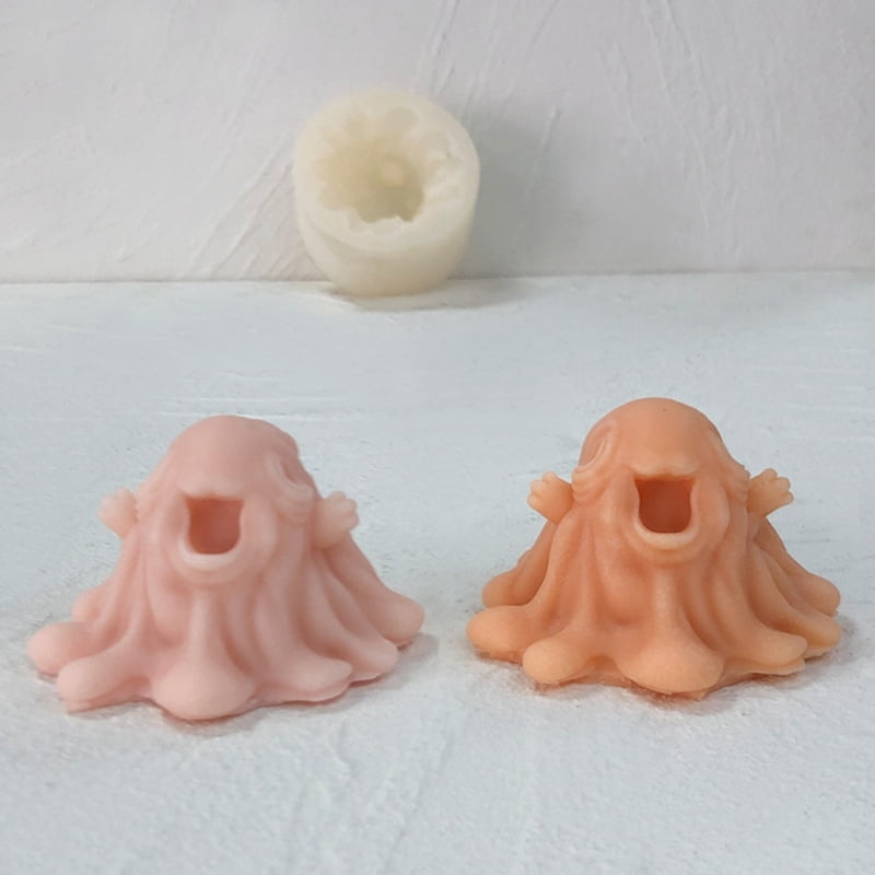 Zecic 3D Ghostes Silicone Mould Candle Molds Casting Molds Resins Molds Baking Molds Decorations