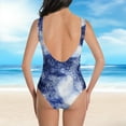thumbnail image 4 of DISKEBUISS Women Summer Bathing Suit Tummy Control Cheeky One Pieces Swimsuits Vintage Swimwear Beach Sport Athletic, 4 of 6