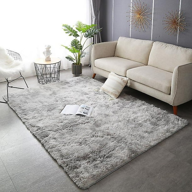 CHAO Alfombra cómoda, alfombra suave, alfombra suave para dormitorio, alfombra de felpa, alfombra suave para sala de estar, suave, moderna, alfombra suave para habitación de niños60x200cmgris
