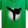 thumbnail image 4 of Inktastic Karate Martial Arts Silhouette Sports Youth T-Shirt, 4 of 5