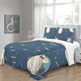 thumbnail image 4 of Home Bedding Set Fish Shell Comforter Cover Set Teen Adult Creative Seafloor Bedspreads,California King (98"x104"), 4 of 5