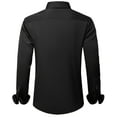 thumbnail image 5 of Thrilos Dress Shirts for Men Button Up Long Sleeve Tops Formal Business Shirts Pleated Wrinkle Free Work Shirts, 5 of 9
