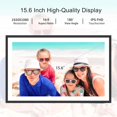 thumbnail image 2 of Frameo Digital Picture Frame,15.6 Inch 32GB Large WiFi Digital Photo Frame with 1920x1080 Full HD Touchscreen,Wall Mountable,Auto-Rotate,Easy to Send Pictures and Videos via Free App, 2 of 5