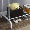 thumbnail image 3 of Clothes Rack Heavy Duty, Double Pole Multi-functional Bedroom Clothing Rack, 3 of 7