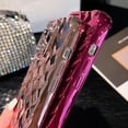 thumbnail image 4 of Compatible with iPhone 14 Pro Max Case for Women 3D Luxury Woven Grid Pattern Desgin Plating Phone Case Camera Protection Shockproof Phone Case for iPhone 14 Pro Max 6.7" - Rose Gold, 4 of 14