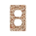 thumbnail image 3 of IAUYY Retardant PC Material Toggle Switch Switch Plate Covers Easy DIY Installation with Screws Light Switch Cover Plate Christmas House Illustration, 3 of 9